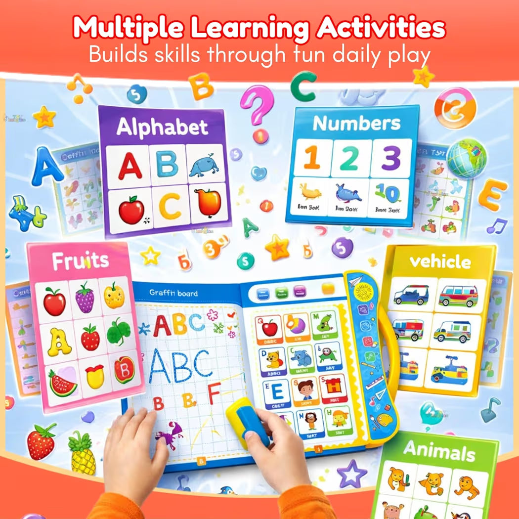 Interactive Talking Book for Kids | ABC Learning & Sound Book
