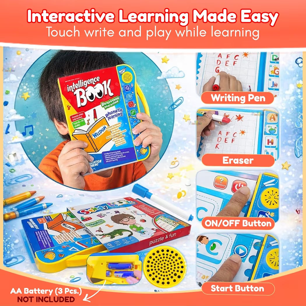 Interactive Talking Book for Kids | ABC Learning & Sound Book